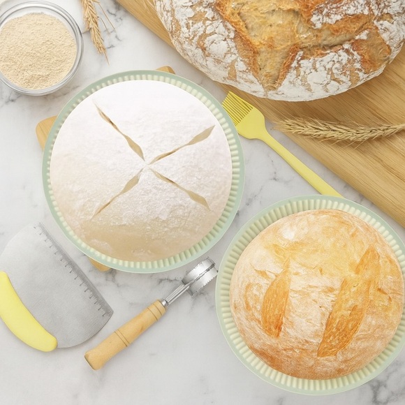 2 PCS Silicone Bread Proofing Basket - Picture 2 of 11